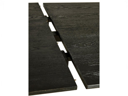 Timeless Epoch Rectangular Ebonized Oak Dining Table