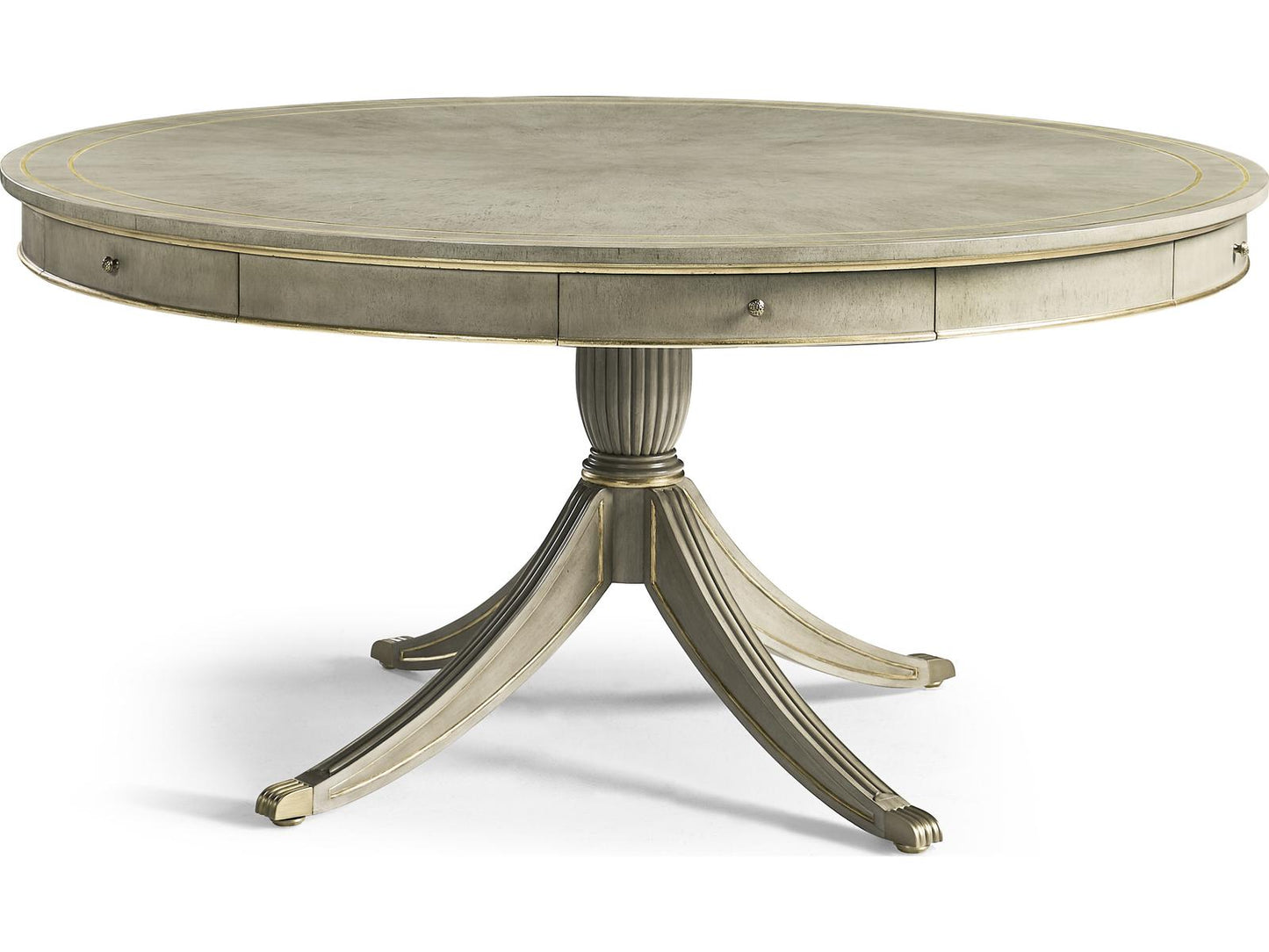 Buckingham Round 62-Inch Dining Table in Buckingham Grey