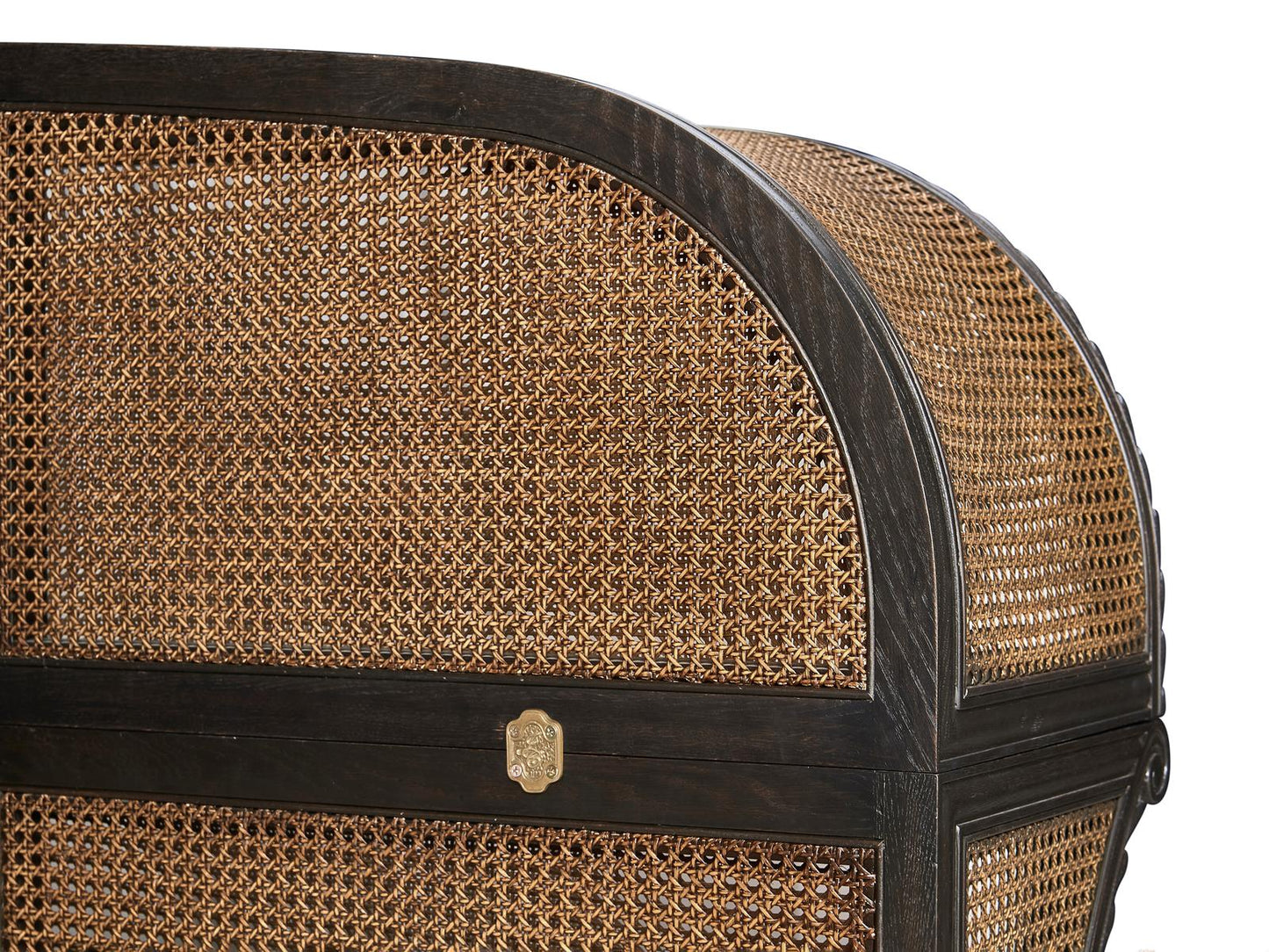 JC Traditional Tangiers King Shelter Bed in Ebonized Oak