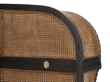 JC Traditional Tangiers King Shelter Bed in Ebonized Oak