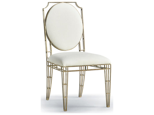 Jc Modern Bronze Upholstered Armless Dining Chair