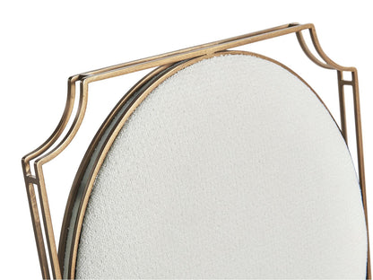 Jc Modern Bronze Upholstered Armless Dining Chair