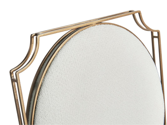 Jc Modern Bronze Upholstered Armless Dining Chair