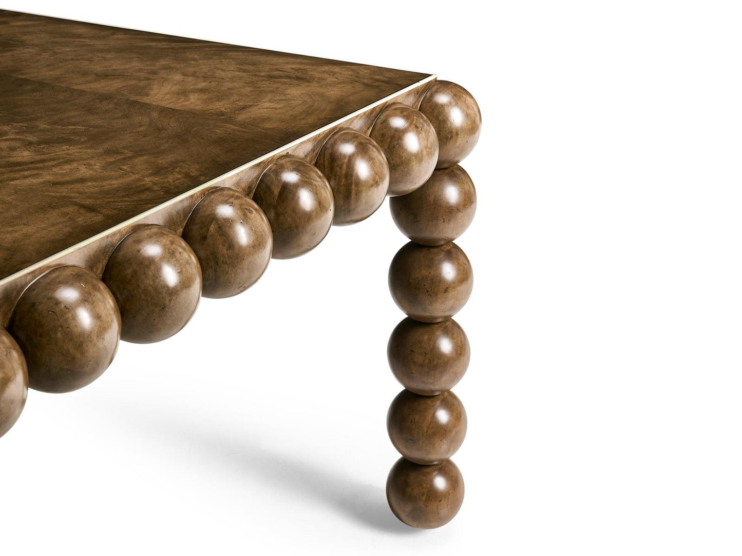 Orb 103 Inch Rectangle Dining Table in Medium Brown Mahogany