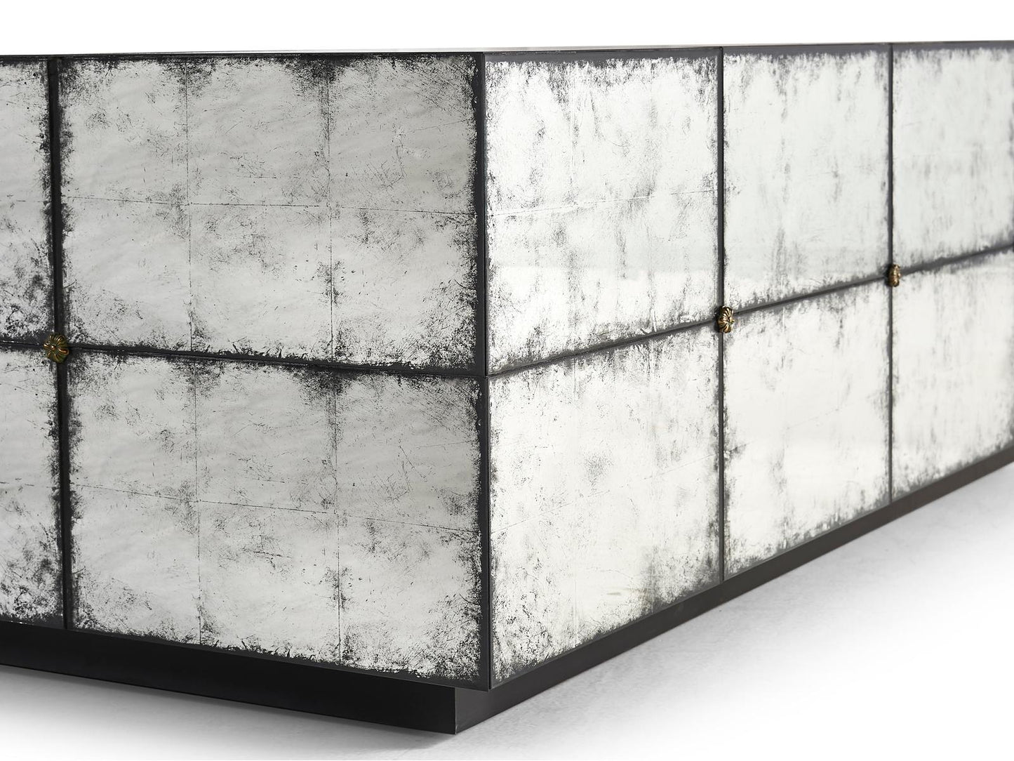 Jc Modern Square Mirror Eglomise Glass Coffee Table