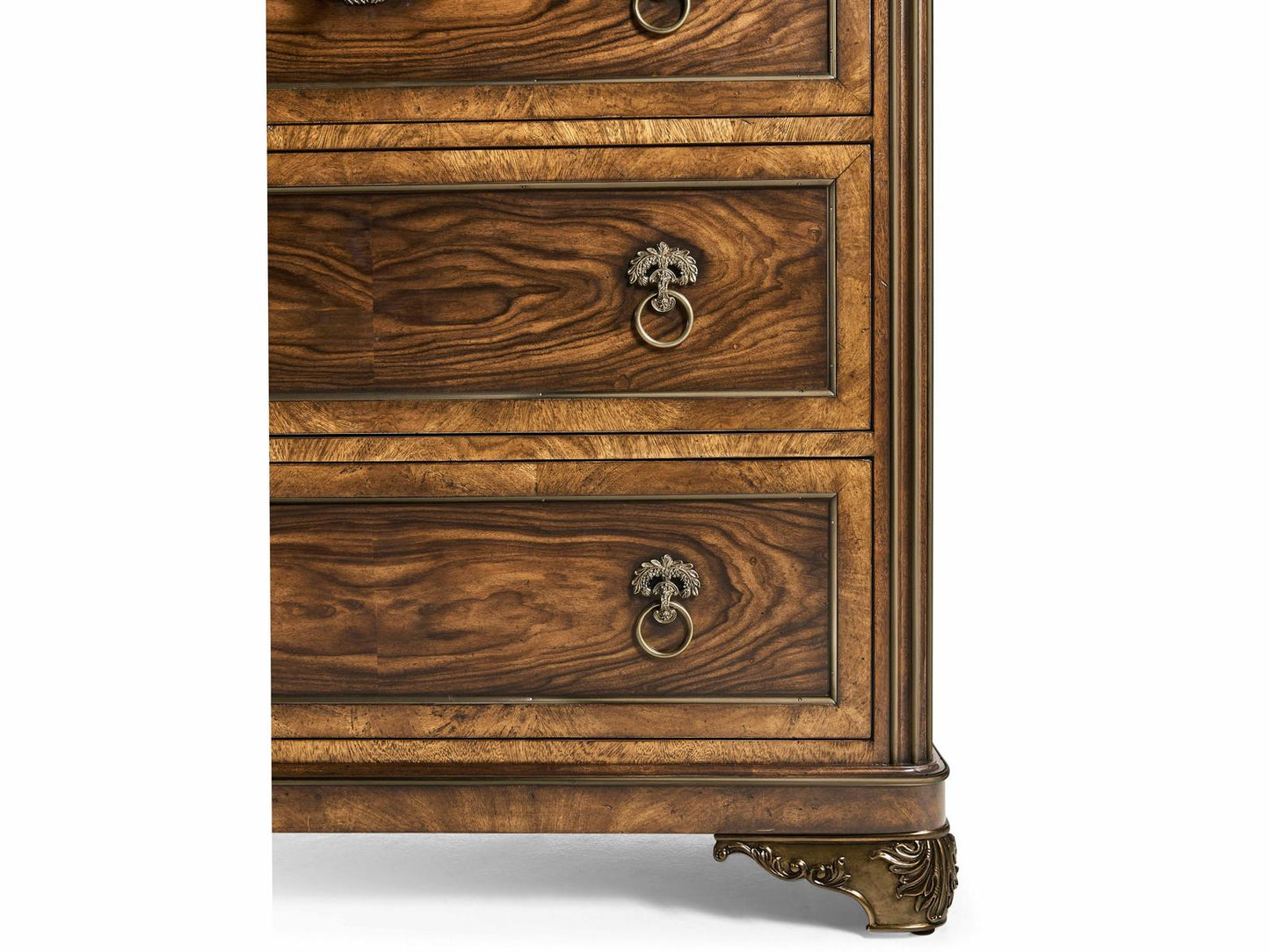Viceroy 6-Drawer Mahogany Wood Double Dresser Santos Brown