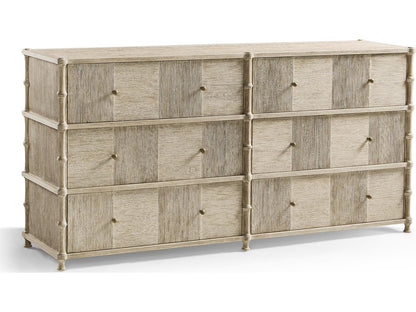 William Yeoward 6-Drawer Bywater Double Dresser in Washed Acacia