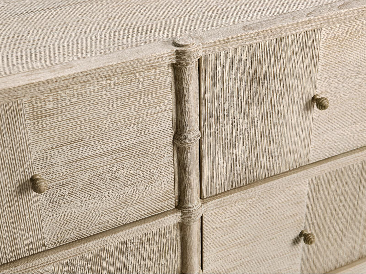 William Yeoward 6-Drawer Bywater Double Dresser in Washed Acacia