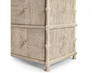 William Yeoward 6-Drawer Bywater Double Dresser in Washed Acacia