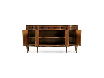 Jc Traditional Rectangular Wood Antique Mahogany Console Table