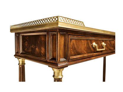 Jc Traditional Rectangular Wood Console Table