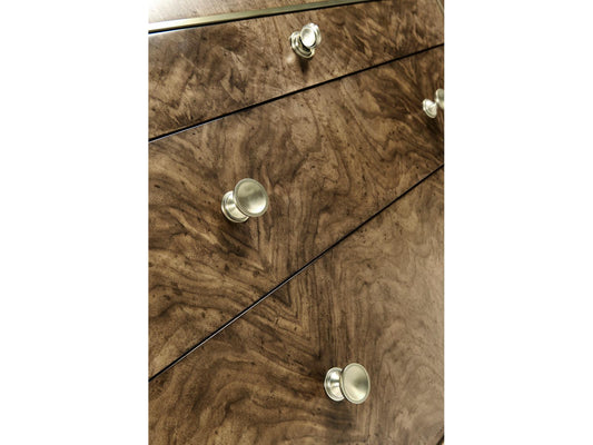 Barcelona 3-Drawer Bedside Chest in Walnut with Soft-Close Drawers
