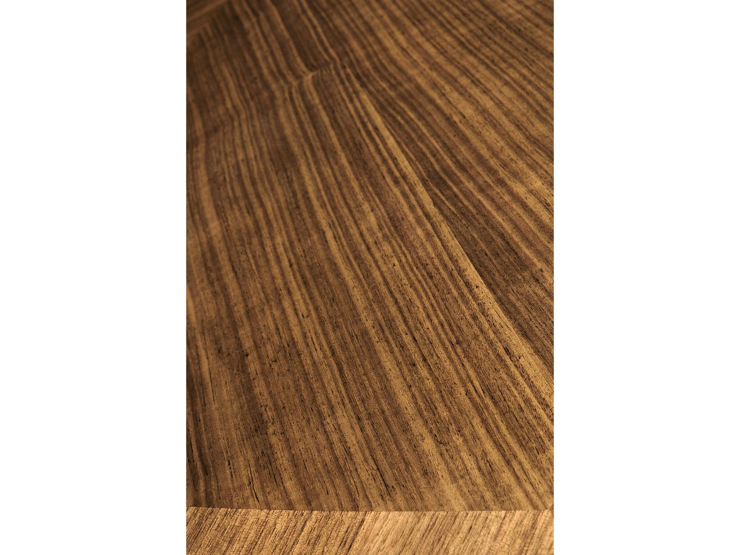 Toulouse 120-Inch Extendable Walnut Dining Table with Brass Hardware