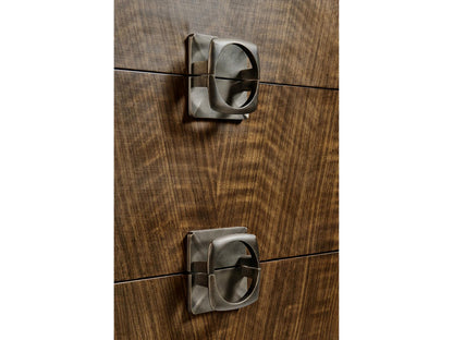 Toulouse 6-Drawer Walnut Wood Double Dresser