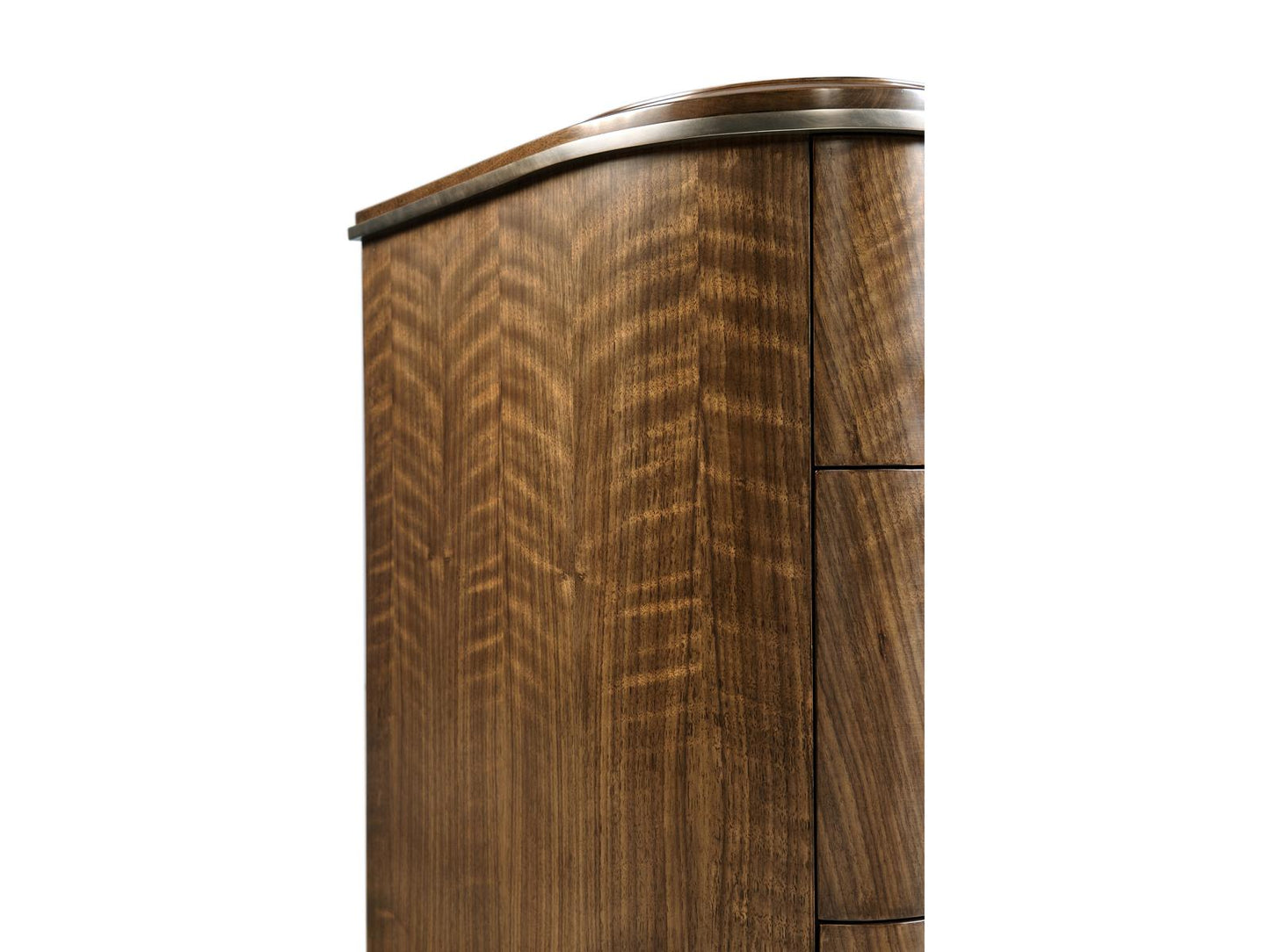 Toulouse 6-Drawer Walnut Wood Double Dresser