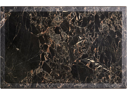 JC Modern Nova Rectangular Marble Coffee Table Industrial Bronze