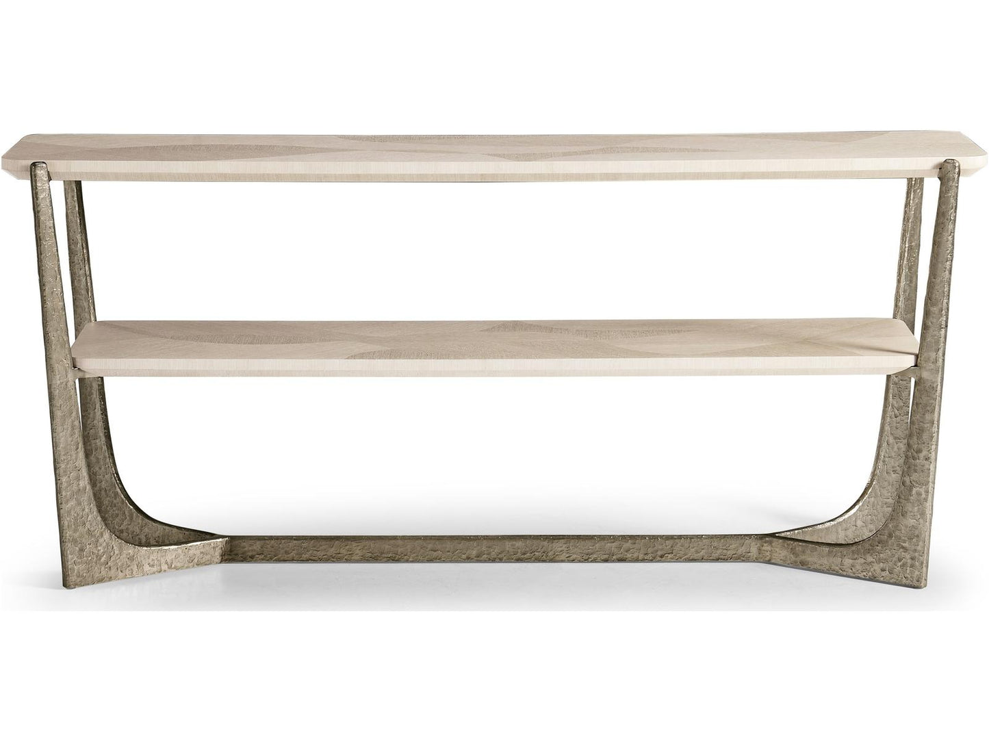 Tidepool Rectangular Wood Console Table in Natural Dyed Koto