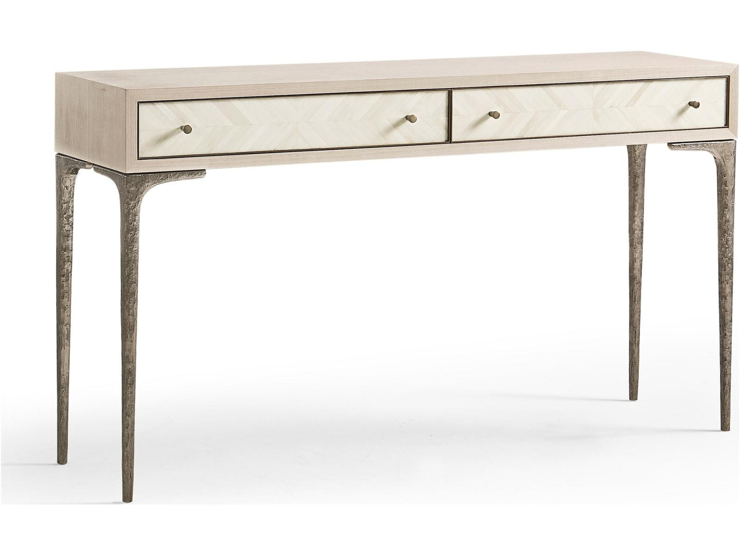 Tideline Rectangular Console Table in Natural Dyed Koto
