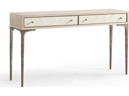 Tideline Rectangular Console Table in Natural Dyed Koto