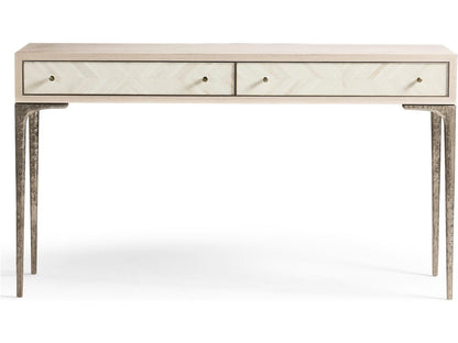 Tideline Rectangular Console Table in Natural Dyed Koto