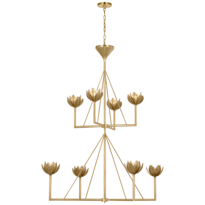 Alberto Large Two Tier Chandelier