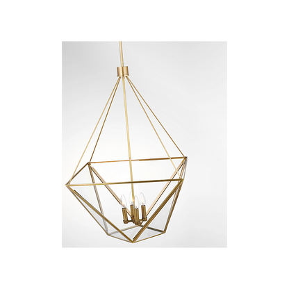 Lorino Large Lantern with Clear Glass