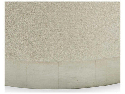 Bangle Cream Fabric Swivel Accent Chair