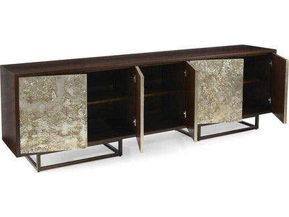 Ignea 5-Door Sideboard in Smoked Eucalyptus and Dark Bronze