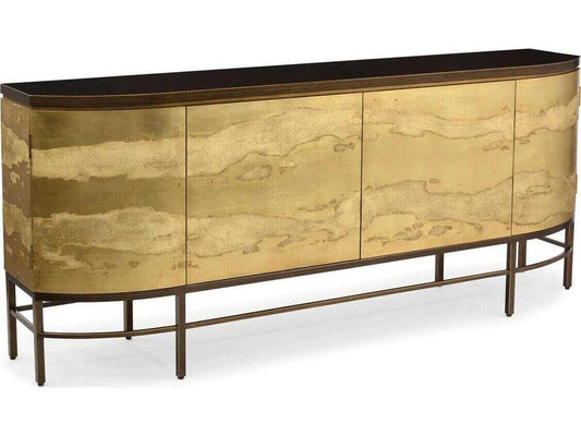 Rimini Four-Door Sideboard in Mayan Gold and Truro Gold