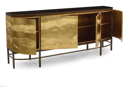 Rimini Four-Door Sideboard in Mayan Gold and Truro Gold