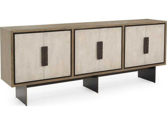 Mark McDowell Kaya 6-Door Credenza Sideboard with Driftwood Oak Finish