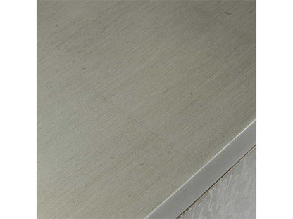 River's Edge Credenza Sideboard 95-Inch Beech Wood with Silver Cerused Finish