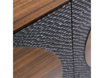 Hearthside 84 Inch Beech Wood Credenza Sideboard in Smokey Paldao