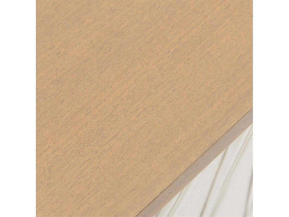 Bayside Sideboard in Suede Walnut with Coastal Motif