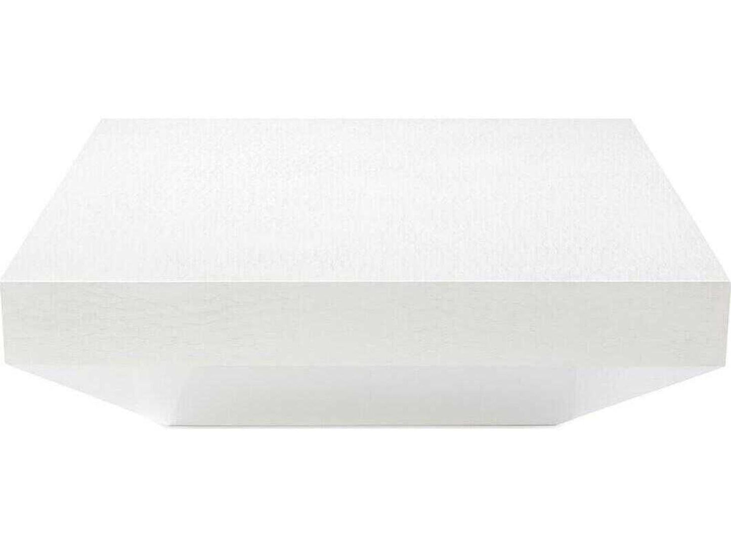 Mark McDowell Dracaena Square Silver White Coffee Table