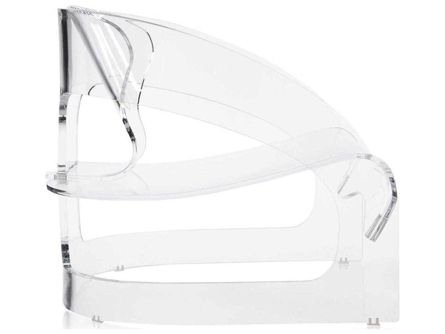 Joe Colombo Clear PMMA Accent Chair