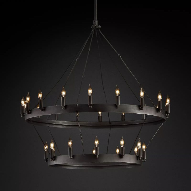 Camilor Vintage Candelabra 2-Tier Chandelier