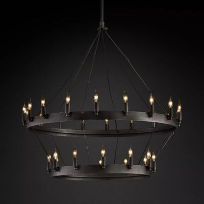 Camilor Vintage Candelabra 2-Tier Chandelier