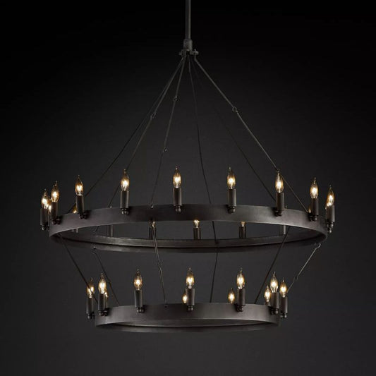 Camilor Vintage Candelabra 2-Tier Chandelier