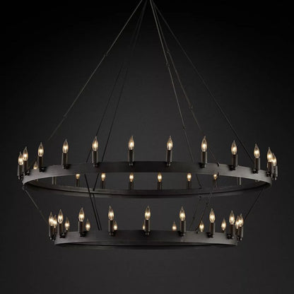 Camilor Vintage Candelabra 2-Tier Chandelier