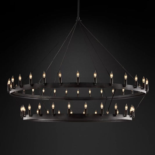 Camilor Vintage Candelabra 2-Tier Chandelier