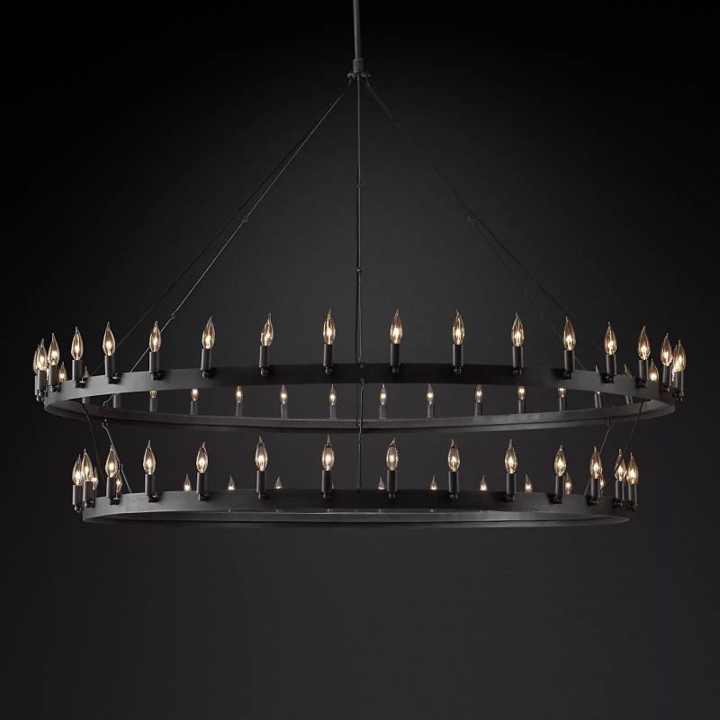 Camilor Vintage Candelabra 2-Tier Chandelier