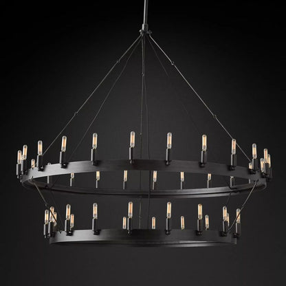 Camilor Vintage Filament 2-tier Chandelier