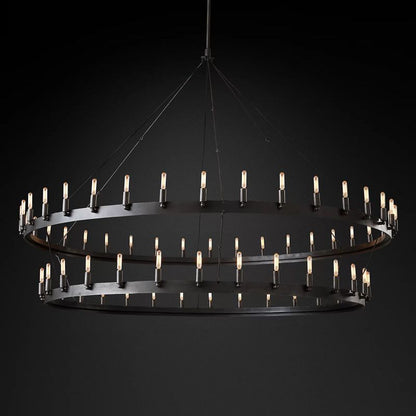 Camilor Vintage Filament 2-tier Chandelier