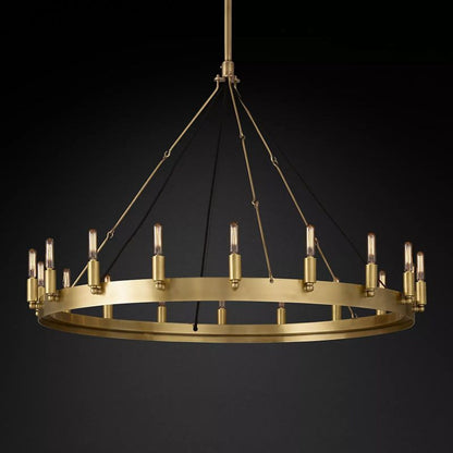 Camilor Vintage Filament Round Chandelier