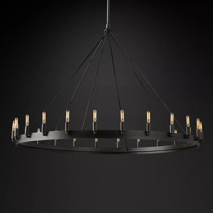 Camilor Vintage Filament Round Chandelier