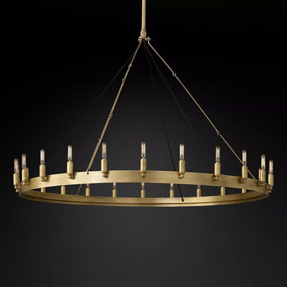 Camilor Vintage Filament Round Chandelier