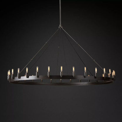 Camilor Vintage Filament Round Chandelier