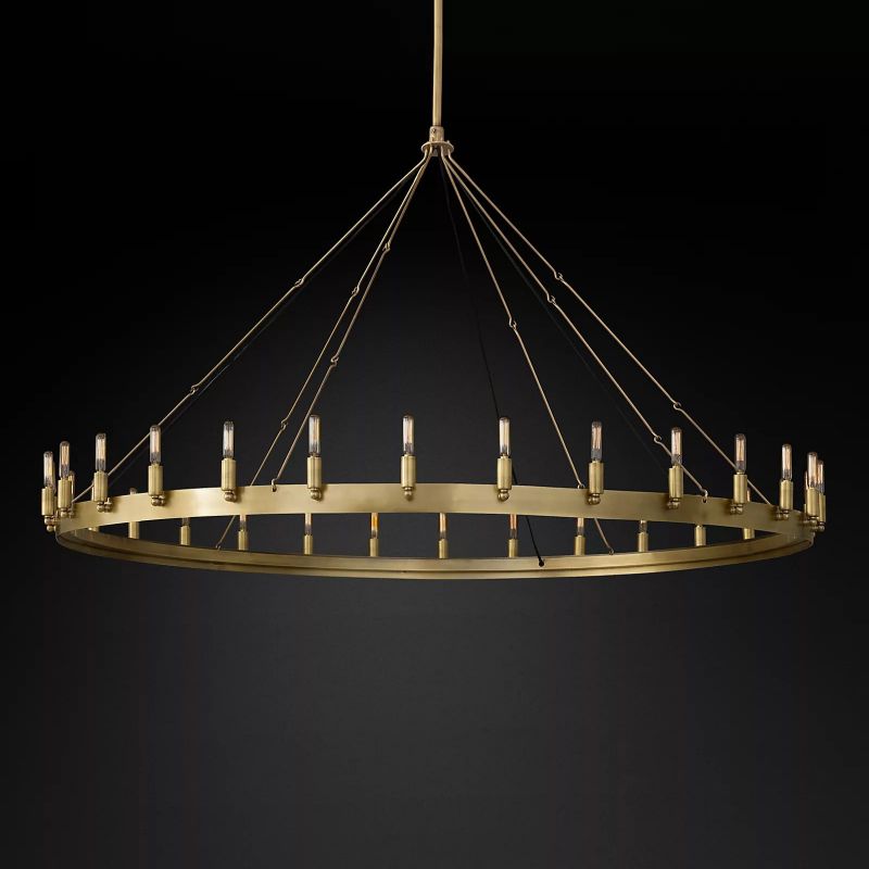 Camilor Vintage Filament Round Chandelier