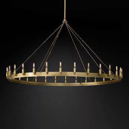Camilor Vintage Filament Round Chandelier